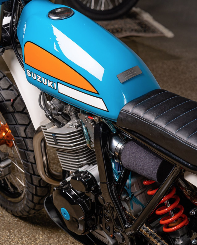 Dr350 scrambler deals